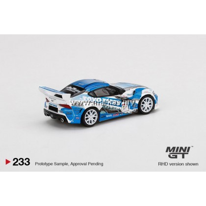 MINI GT 1/64 #233 TOYOTA GR SUPRA V1.0 TEAM TOYO TIRES DRIFT D1 GRAND PRIX