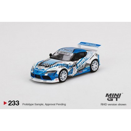 MINI GT 1/64 #233 TOYOTA GR SUPRA V1.0 TEAM TOYO TIRES DRIFT D1 GRAND PRIX