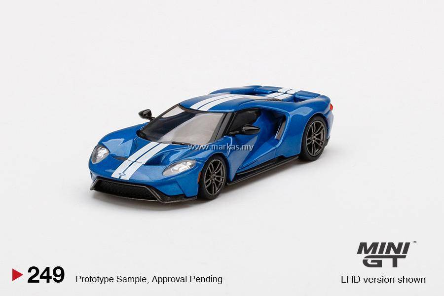 ミニカー MINI GT 249 Ford GT Liquid Blue MINI GT 1/64 #249 FORD GT LIQUID BLUE