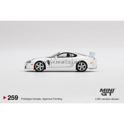 MINI GT 1/64 #259 TOYOTA TRD 3000GT SUPER WHITE