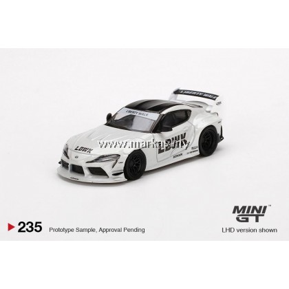 MINI GT 1/64 #235 LB★WORKS TOYOTA GR SUPRA WHITE
