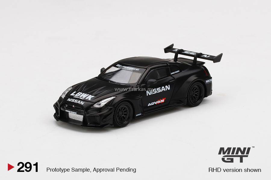 MINI GT 1/64 #291 LB SILHOUETTE WORKS GT NISSAN 35 GT-RR VER.2 MATT