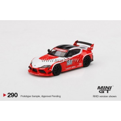 MINI GT 1/64 #290 LB WORKS TOYOTA GR SUPRA LIQUI MOLY