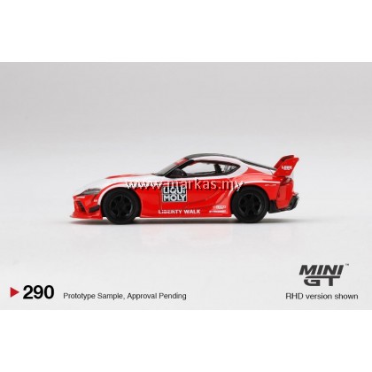 MINI GT 1/64 #290 LB WORKS TOYOTA GR SUPRA LIQUI MOLY