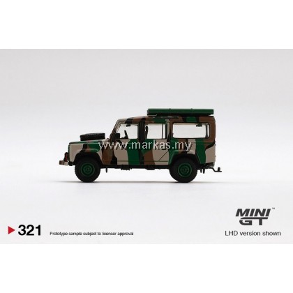 MINI GT MALAYSIA EXCLUSIVE 1/64 #321 LAND ROVER DEFENDER 110