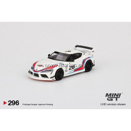 MINI GT 1/64 #296 LB★WORKS TOYOTA GR SUPRA MARTINI RACING