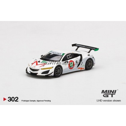 MINI GT 1/64 #302 ACURA NSX GT3 EVO #44 MAGNUS RACING 2021 IMSA DAYTONA 24 HRS MINI GT 1/64 #302 ACURA NSX GT3 EVO #44 MAGNUS RACING 2021 IMSA DAYTONA 24 HRS