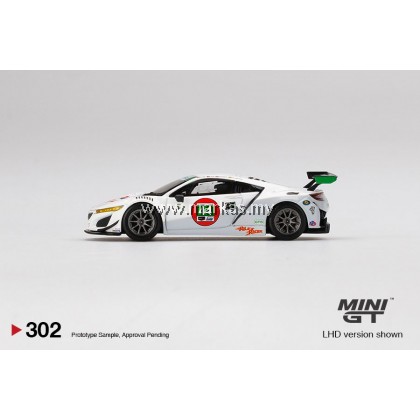 MINI GT 1/64 #302 ACURA NSX GT3 EVO #44 MAGNUS RACING 2021 IMSA DAYTONA 24 HRS MINI GT 1/64 #302 ACURA NSX GT3 EVO #44 MAGNUS RACING 2021 IMSA DAYTONA 24 HRS