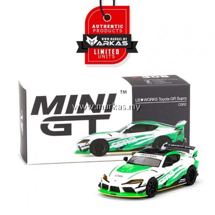MINI GT 1/64 #308 LB★WORKS TOYOTA GR SUPRA CSR2