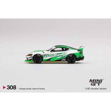 MINI GT 1/64 #308 LB★WORKS TOYOTA GR SUPRA CSR2