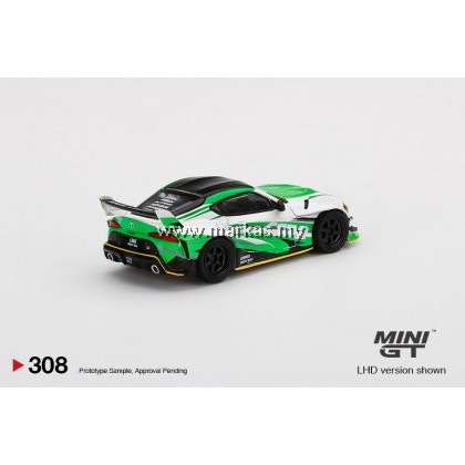 MINI GT 1/64 #308 LB★WORKS TOYOTA GR SUPRA CSR2