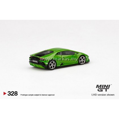 MINI GT 1/64 #328 LAMBORGHINI HUARACAN EVO VERDE MANTIS