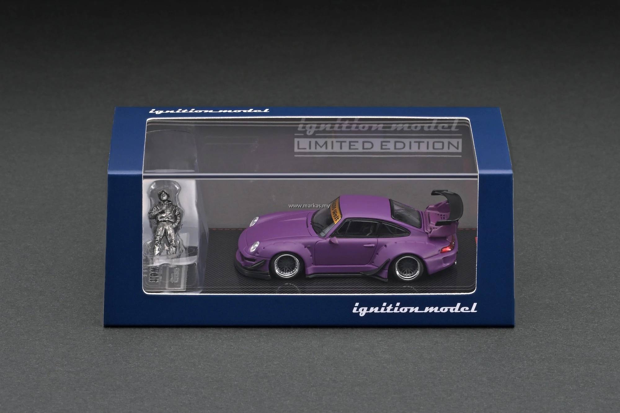IGNITION MODEL 1/64 IG2151 PORSCHE RWB 993 MATTE PURPLE WITH MR