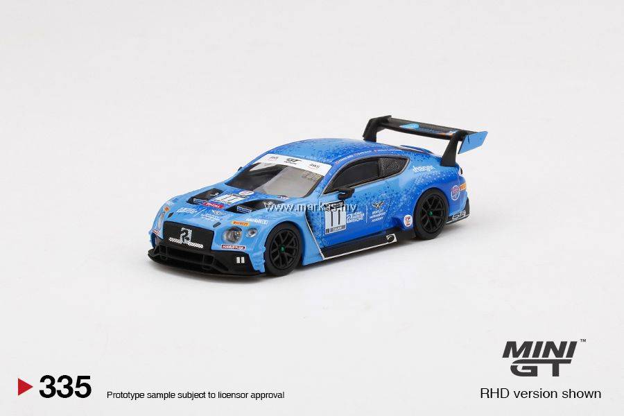 MINI GT 1/64 #335 BENTLEY CONTINENTAL GT3 #11 TEAM PARKER 2020