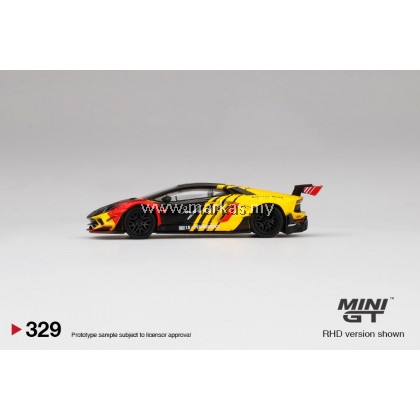 MINI GT 1/64 #329 LB★WORKS LAMBORGHINI AVENTADOR LIMITED EDITION INFINITE MOTORSPORTS