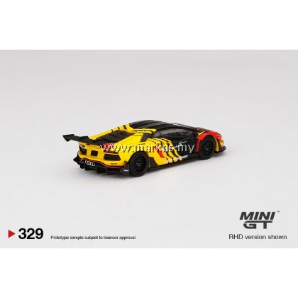 MINI GT 1/64 #329 LB★WORKS LAMBORGHINI AVENTADOR LIMITED EDITION INFINITE MOTORSPORTS