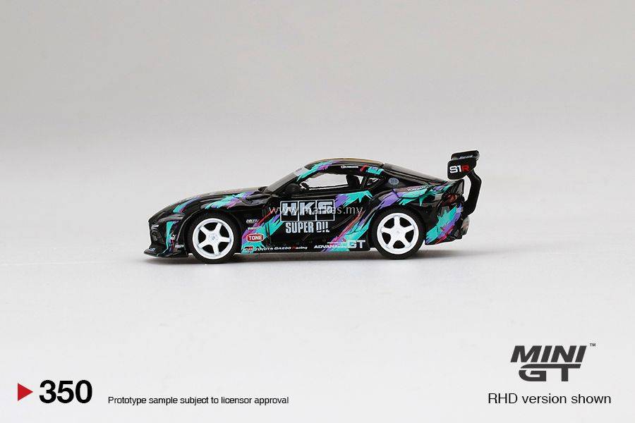 MINI GT 1/64 #350 HKS TOYOTA GR SUPRA (A90) 2020 TOKYO AUTO SALON