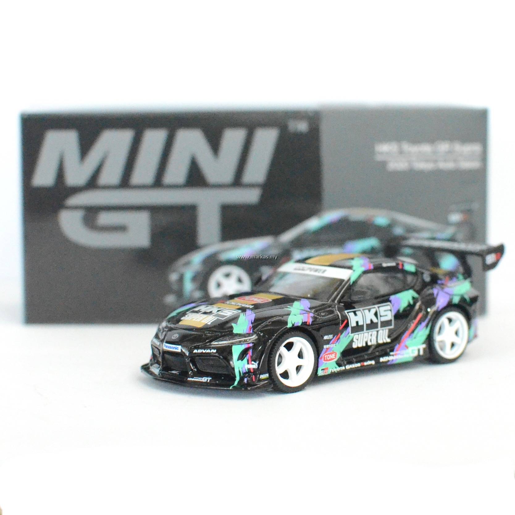MINI GT 1/64 #350 HKS TOYOTA GR SUPRA (A90) 2020 TOKYO AUTO SALON