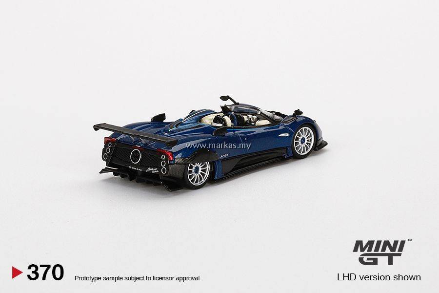 MINI GT 1/64 #370 PAGANI ZONDA HP BARCHETTA BLUE TRICOLOR