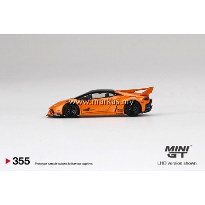 MINI GT 1/64 #355 LB WORKS LAMBORGHINI HURACAN GT ARANCIO BOREALIS MINI GT 1/64 #355 LB WORKS LAMBORGHINI HURACAN GT ARANCIO BOREALIS
