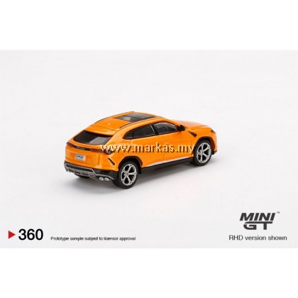 MINI GT 1/64 #360 LAMBORGHINI URUS ARANCIO BOREALIS