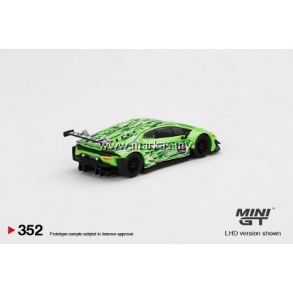 MINI GT 1/64 #352 LAMBORGHINI HURACAN GT3 EVO PRESENTATION MINI GT 1/64 #352 LAMBORGHINI HURACAN GT3 EVO PRESENTATION