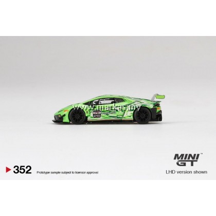 MINI GT 1/64 #352 LAMBORGHINI HURACAN GT3 EVO PRESENTATION MINI GT 1/64 #352 LAMBORGHINI HURACAN GT3 EVO PRESENTATION