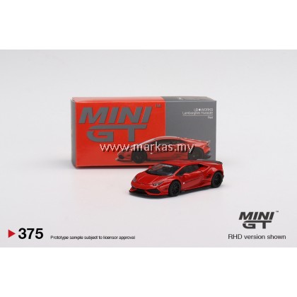 MINI GT 1/64 #375 LB WORKS LAMBORGHINI HURACAN VER.2 RED