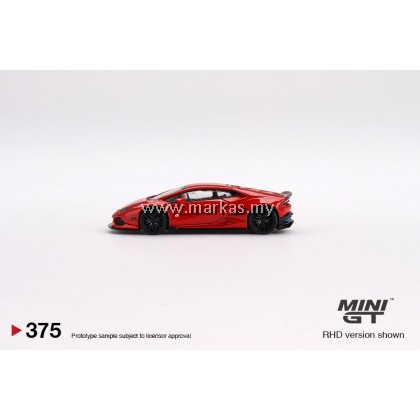 MINI GT 1/64 #375 LB WORKS LAMBORGHINI HURACAN VER.2 RED