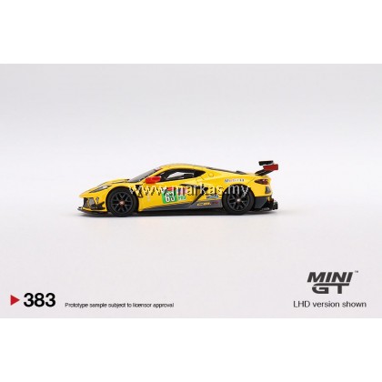 MINI GT 1/64 #383 CHEVROLET CORVETTE C8.R #63 CORVETTE RACING 2021 LE MANS 24 HRS GTE PRO 2ND PLACE