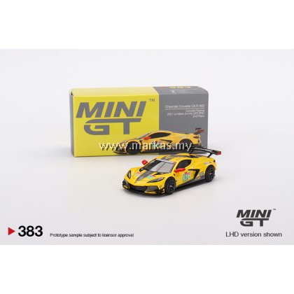 MINI GT 1/64 #383 CHEVROLET CORVETTE C8.R #63 CORVETTE RACING 2021 LE MANS 24 HRS GTE PRO 2ND PLACE