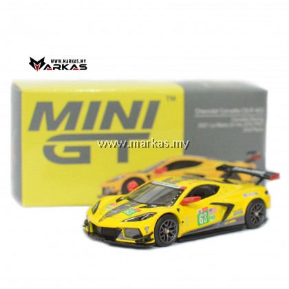 MINI GT 1/64 #383 CHEVROLET CORVETTE C8.R #63 CORVETTE RACING 2021 LE MANS 24 HRS GTE PRO 2ND PLACE