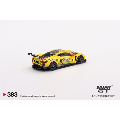 MINI GT 1/64 #383 CHEVROLET CORVETTE C8.R #63 CORVETTE RACING 2021 LE MANS 24 HRS GTE PRO 2ND PLACE
