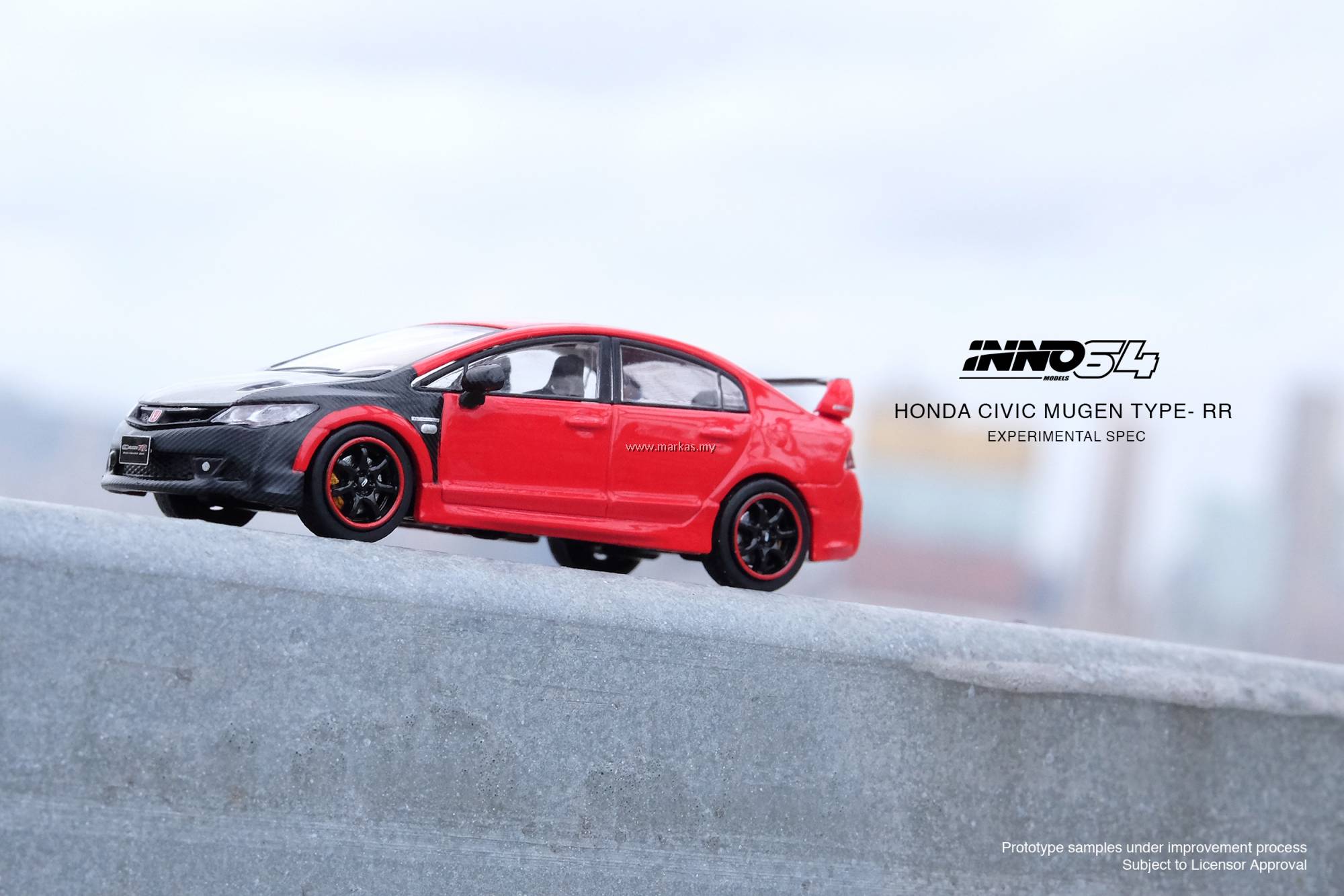 INNO MODELS INNO64 1/64 HONDA CIVIC TYPE-R FD2 MUGEN RR