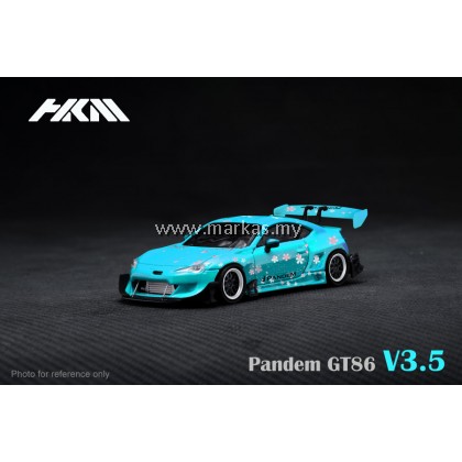 HKM 1/64 TOYOTA GT86 V3.5 PANDEM ROCKET BUNNY SAKURA TIFFANY BLUE