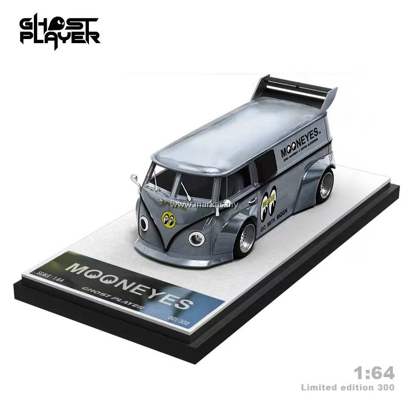 Ghost Player 1/64 フォルクスワーゲン T1 MOONEYES Volkswagen T1 Mooneyes 1:64 Ghost Player diecast scale model