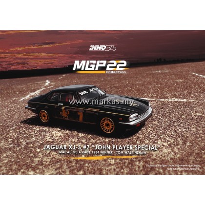 INNO MODELS INNO64 MGP22 1/64 JAGUAR XJ-S #7 JOHN PLAYER SPECIAL MACAU GUAI RACE 1984 WINNER