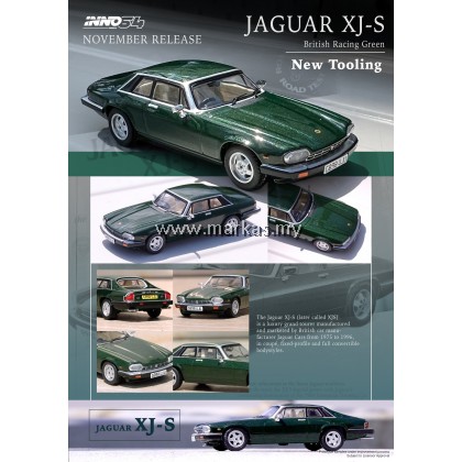 INNO MODELS INNO64 1/64 JAGUAR XJ-S BRITISH RACING GREEN