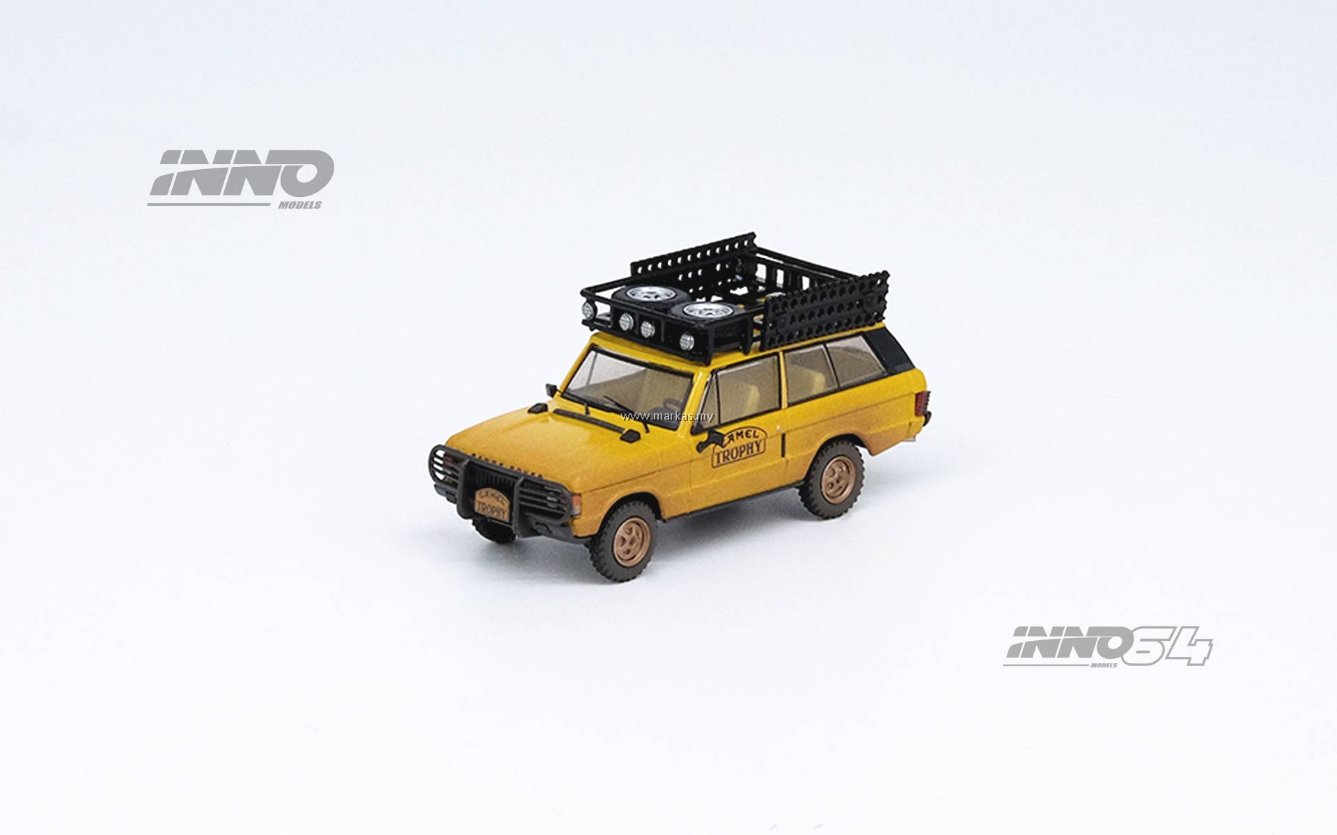 INNO MODELS INNO64 1 64 RANGE ROVER CLASSIC CAMEL TROPHY DUST EFFECT