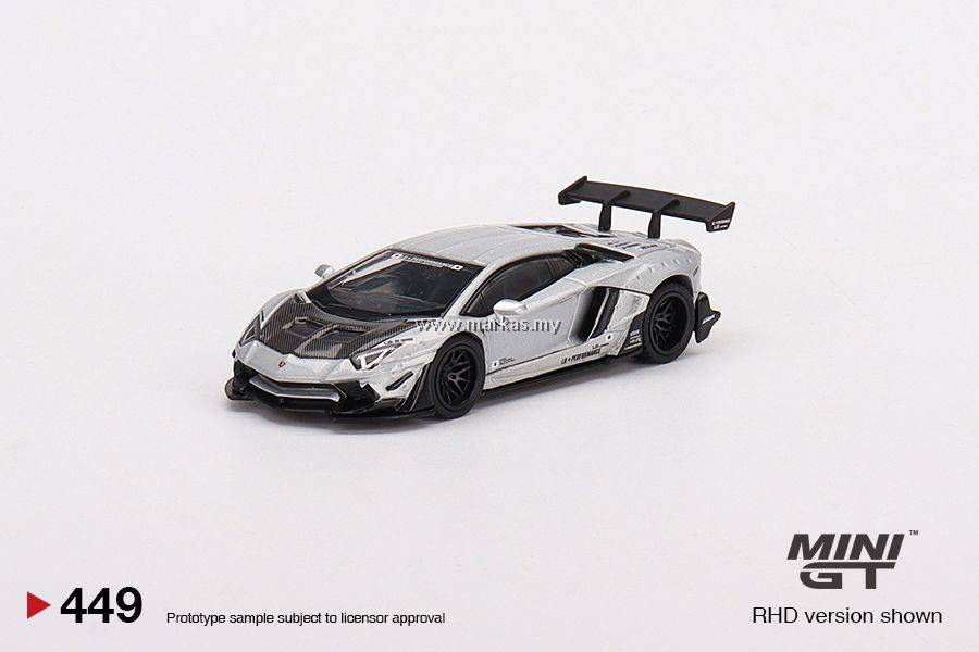 MINI GT 1/64 #449 LB WORKS LAMBORGHINI AVENTADOR LIMITED EDITION