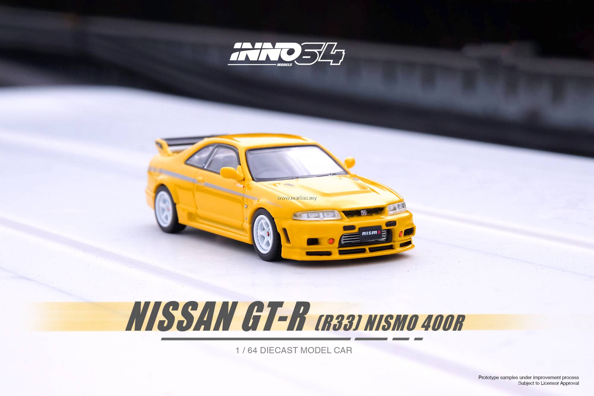 INNO MODELS INNO64 1/64 NISSAN SKYLINE GT-R R33 NISMO 400R
