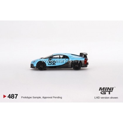 ミニカー MINI GT Bugatti Chiron Pur Sport 487 Mini GT 1/64 Diecast Model - #487 v Bugatti Chiron Pur Sport