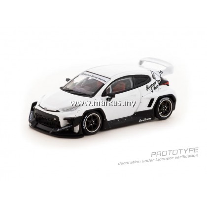 TARMAC WORKS 1/64 PANDEM TOYOTA YARIS WHITE TARMAC WORKS 1/64 PANDEM TOYOTA YARIS WHITE