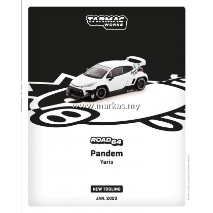 TARMAC WORKS 1/64 PANDEM TOYOTA YARIS WHITE TARMAC WORKS 1/64 PANDEM TOYOTA YARIS WHITE