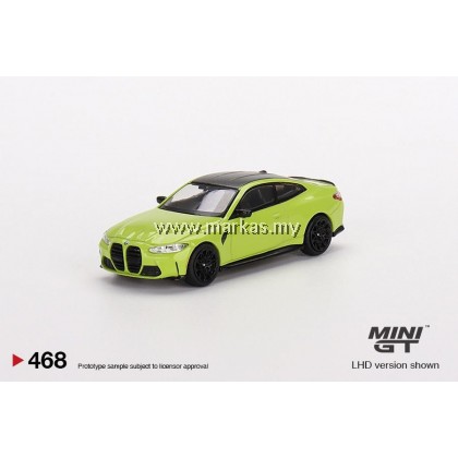 MINI GT 1/64 #468 BMW M4 COMPETITION G82 SAN PAULO YELLOW