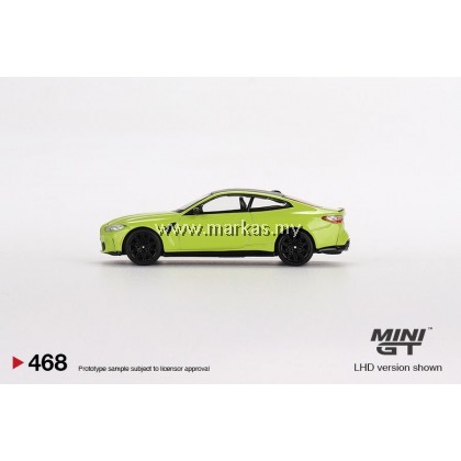 ミニカー MINI GT BMW M4 Competition San Paulo 468 Mini GT 1:64 BMW M4 Competition (G82) San Paulo Yellow #468