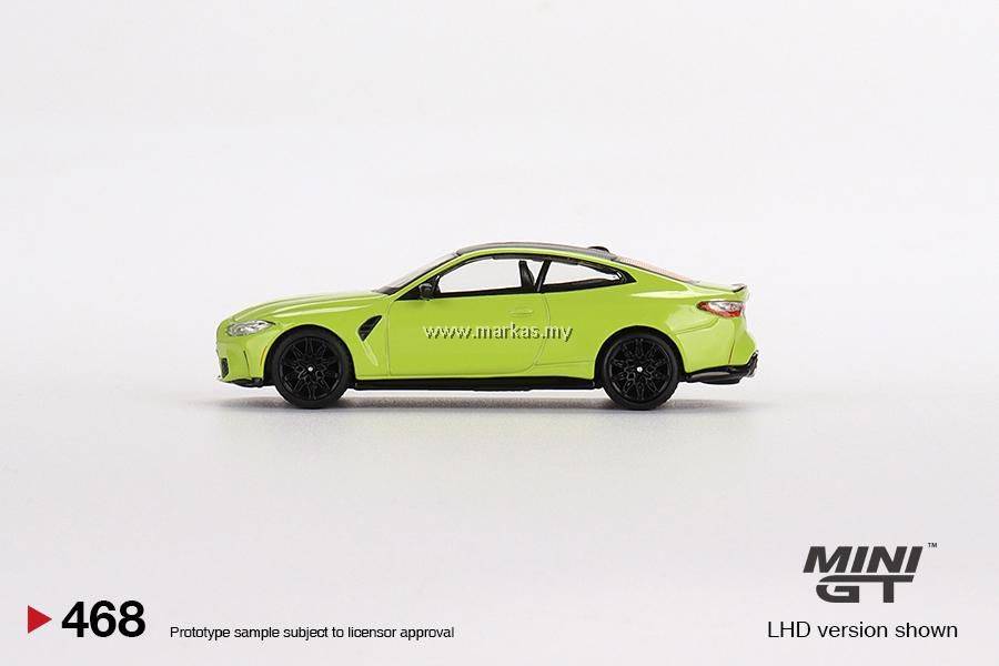 MINI GT 1/64 #468 BMW M4 COMPETITION G82 SAN PAULO YELLOW