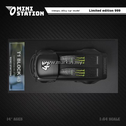 MINI STATION 1/64 HOONIGAN RWB VW T1 PICKUP BLOCK43