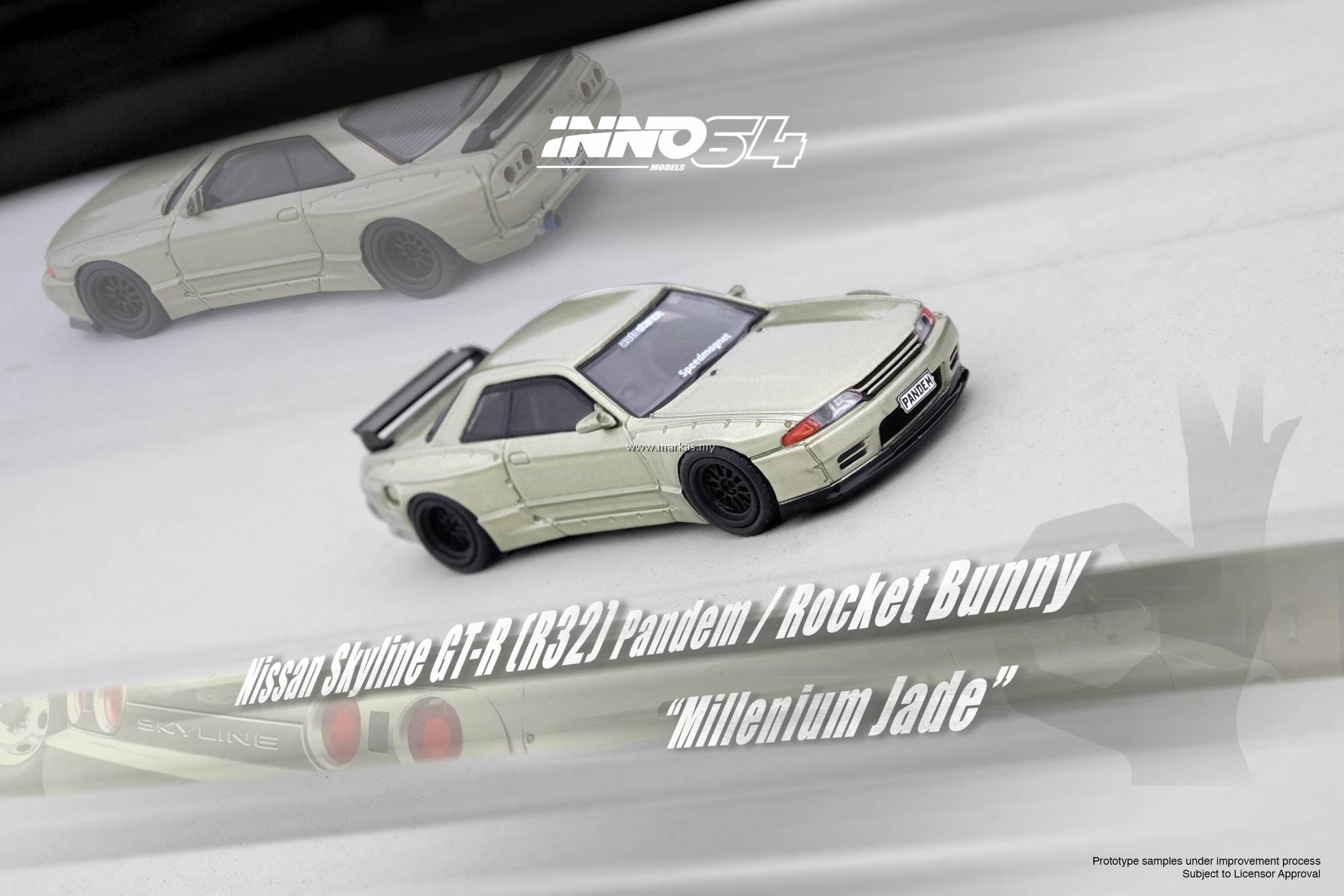 INNO MODELS INNO64 1/64 NISSAN SKYLINE GT-R R32 PANDEM / ROCKET