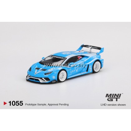 (PO) (STANDARD/BLISTER) MINI GT 1/64 #1055 LB★WORKS LAMBORGHINI HURACÁN GT GRAVITY